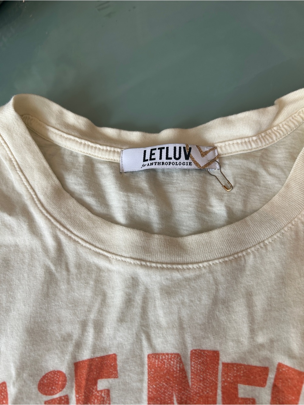 Willie Nelson & Friends Graphic Tee - Cream with Red & Blue - Picture 2 of 4